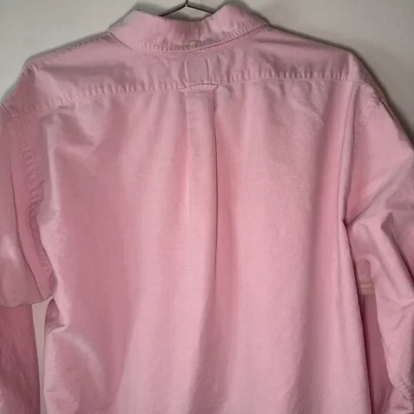 VTG Brooks Brothers Jeffrey Pink Button Down Cotton Logo Oxford Shirt USA | XL - Picture 9 of 11